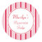 Custom Christmas Peppermint Gift Tag Stickers