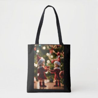 Custom Christmas photo design bag