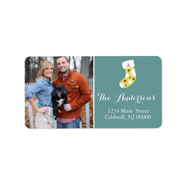 Custom Christmas Photo Labels | Holidays (Front)