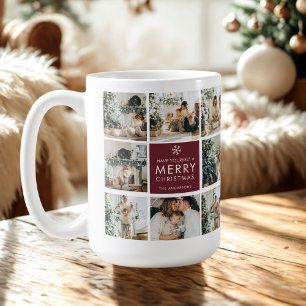 Custom Christmas Photo Mug Personalized Family