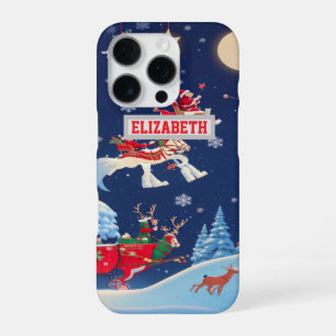 Custom Christmas Photo Wallpaper With Personalised iPhone 16 Pro Case