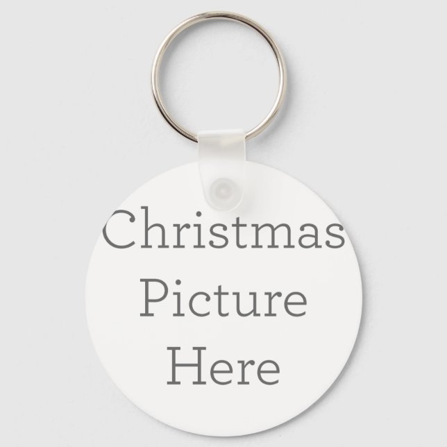 Metal Circle Keychain, 2" (Front)