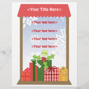 Custom Christmas Scenes Business or Personal Flyer
