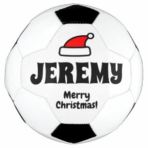 Custom Christmas soccer ball sports gift for kids