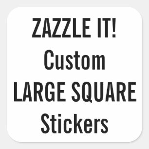 Custom Christmas SQUARE Stickers Blank Template