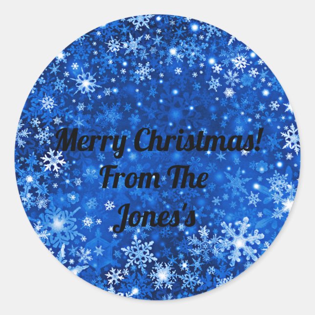 Custom Christmas Stickers (Front)