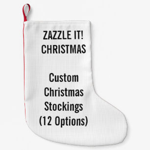 Custom Christmas Stocking SMALL 1-sided Print