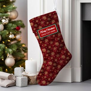 Custom Christmas Stocking Watercolor Personalised 