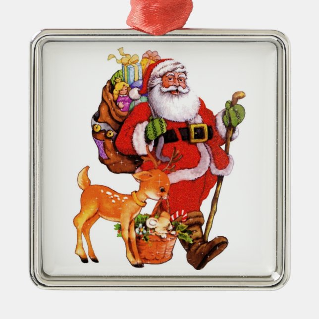 CUSTOM CHRISTMAS TREE METAL TREE DECORATION (Front)