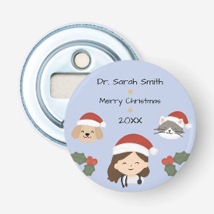 Custom Christmas Vet Friends Bottle Opener