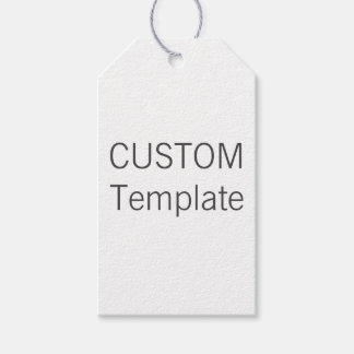 Custom Christmas WHITE Gift Tags GRAY (GREY) Twine