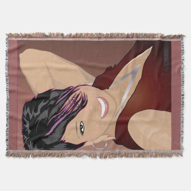 CUSTOM CHRYS THROW BLANKET (Front)