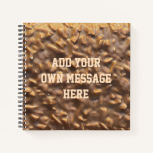 Custom Chunky Chocolate Custom Text Notebook