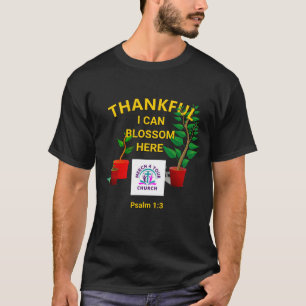 Custom Church Merchandise Blossom Plant Men's LOGO T-Shirt