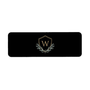 Custom Cigar Band with Monogram Crest