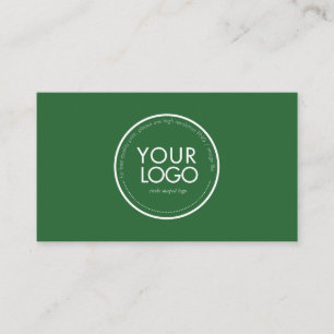 Custom Circle Logo Modern Business card template