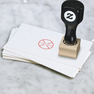 Custom Circular Cross Redeemed Rubber Stamp