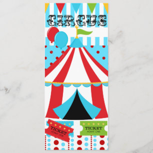 Custom Circus Birthday Invitation