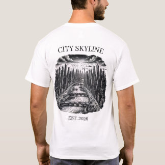 Custom City Skyline Est. Year T-Shirt