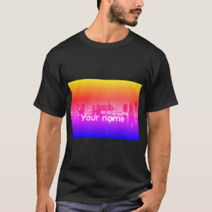 Custom City View T-Shirt – Personalized Name Tee