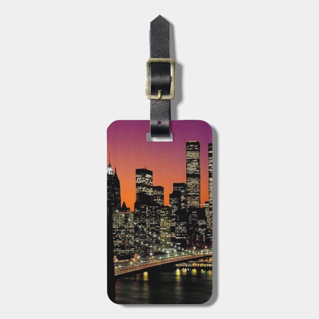 Custom City Vision Luggage Tag (Front Vertical)