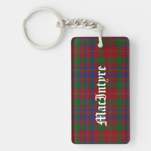 Custom Clan MacIntyre Tartan Plaid Key Chain