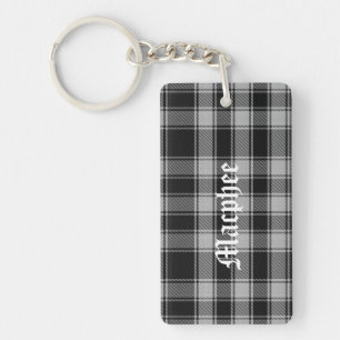 Custom Clan Macphee Tartan Plaid Key Chain