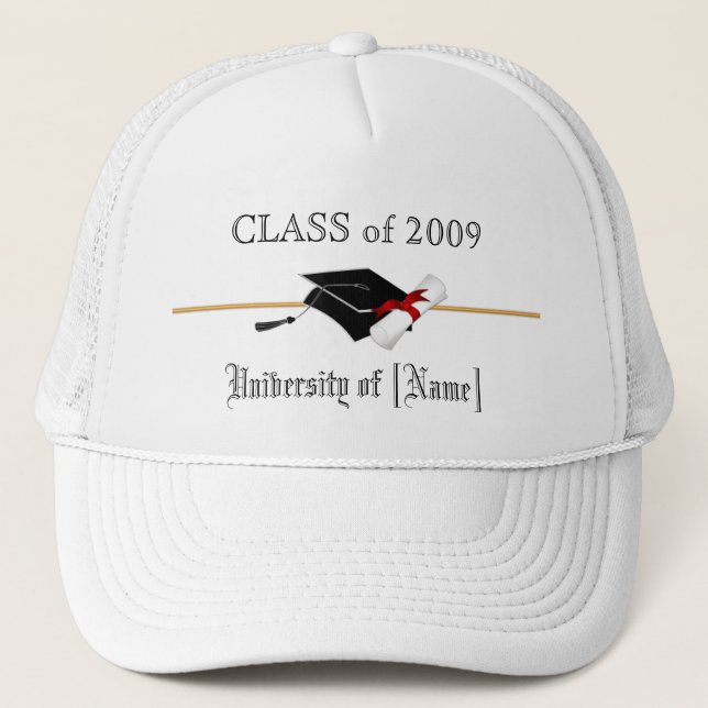 Custom Class of 2009 - Graduation Hat (Front)