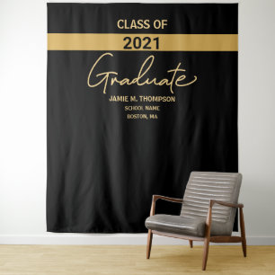 Custom Class of 2021 Graduate graduation Tapestry
