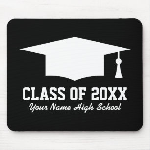 Custom class of 2024 graduation party favour mouse mat