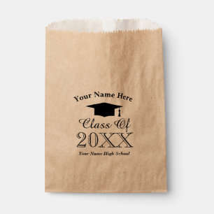 Custom class of high school graduation party favour bags