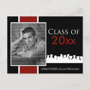 Custom Class of [YEAR] Graduation Announcement