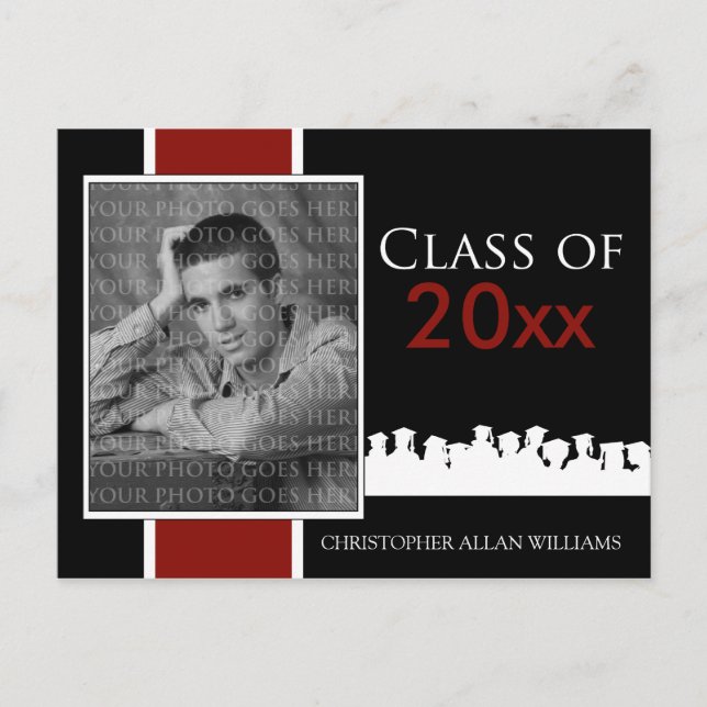 Custom Class of [YEAR] Graduation Announcement (Front)