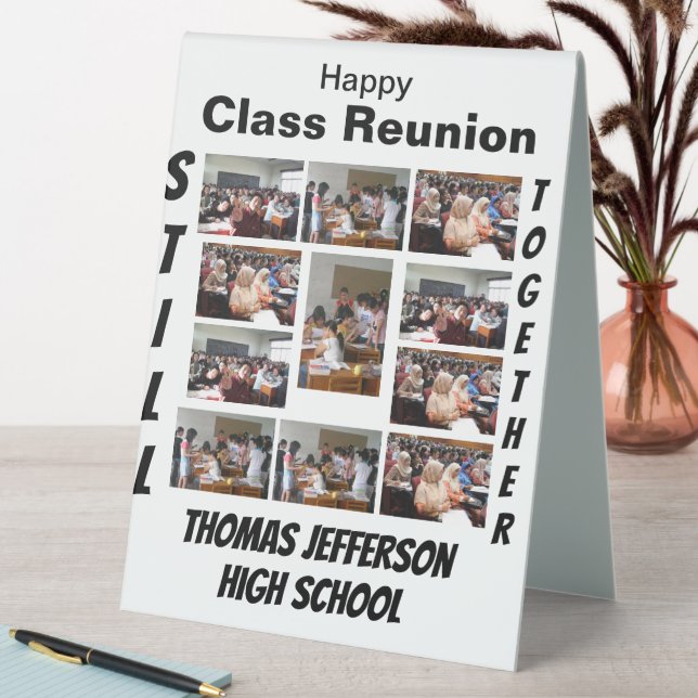 Custom Class Reunion 11 Photo Collage (In SItu (Table))