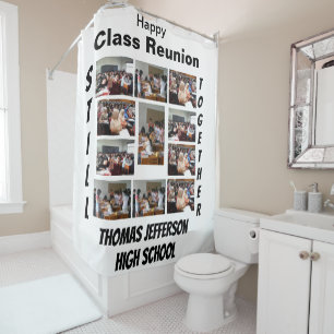 Custom Class Reunion 11 Photo Collage  Shower Curtain