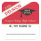 Custom Class Reunion Name tag Sticker
