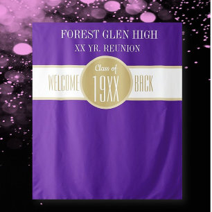 CUSTOM!! Class Reunion Photo backdrop Tapestry