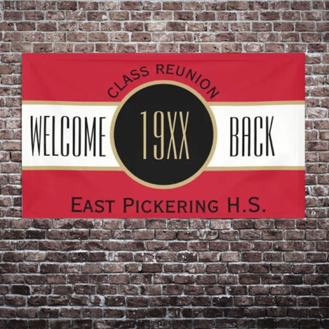 Custom Class Reunion Welcome Back Banner (Creator Uploaded)