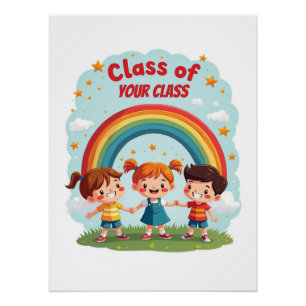 Custom Class Room Design For Kids Poster