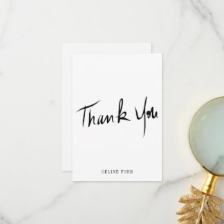 Custom Classic Hand-Painted Thank You
