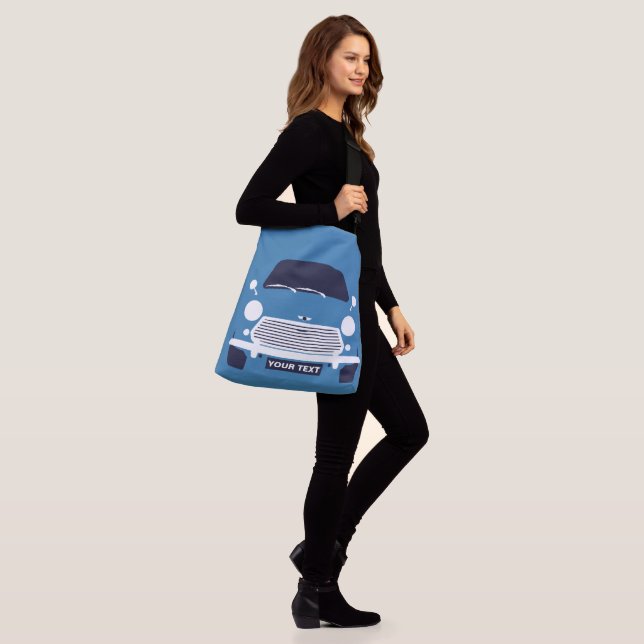 Custom Classic Mini car tote bag (On Model)