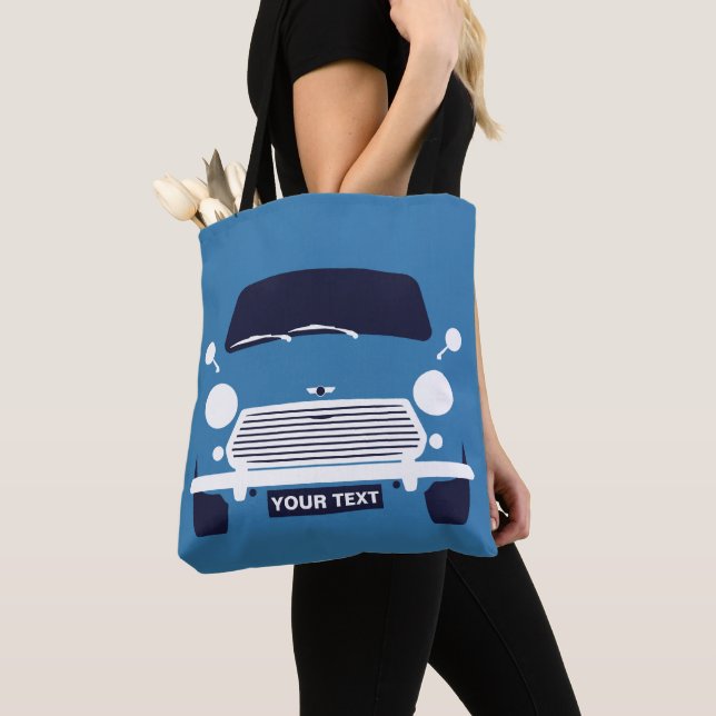 Custom Classic Mini car tote bag (Close Up)
