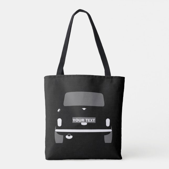 Custom Classic Mini car tote bag (Back)