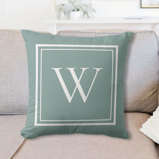 Custom Classic Monogram Initial Name Cushion (Creator Uploaded)