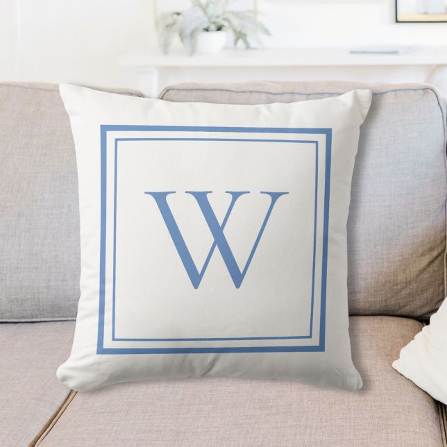 Custom Classic Monogram Initial Name Cushion (Creator Uploaded)