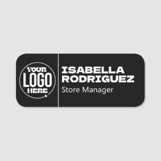 Custom Classic Name Tag for Business Personalised