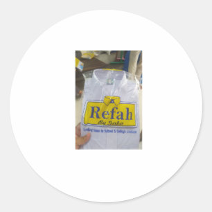Custom Classic printable Format: Sheet of Bags Round Sticker