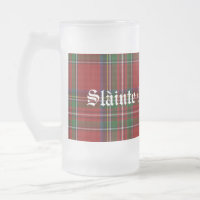 Custom Classic Royal Stewart Tartan Plaid Stein