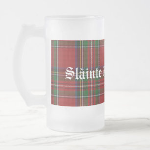 Custom Classic Royal Stewart Tartan Plaid Stein