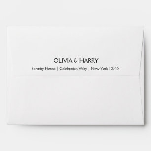 Custom Classic White Envelope